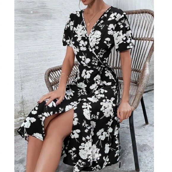 Dresses | Boho Floral Tropical Print Maxi Dress | Poshmark